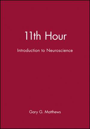 11th Hour de Gary G Matthews