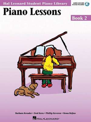 Piano Lessons Book 2 - Hal Leonard Student Piano Library Book/Online Audio de Phillip Keveren