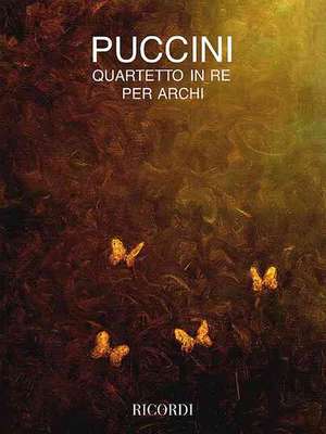 String Quartet in D: Full Score de Puccini Giacomo