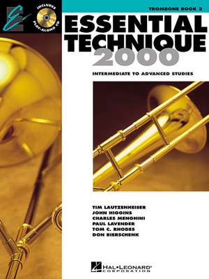 Essential Technique for Band with Eei - Intermediate to Advanced Studies - Trombone (Book/Online Audio)