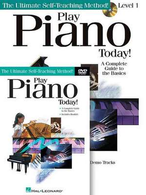 Play Piano Today! Beginner's Pack - Revised Edition - Book with Online Audio and DVD [With CD (Audio) and DVD] de Hal Leonard Corp