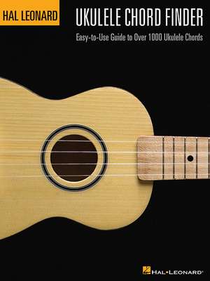 Ukulele Chord Finder: Easy-To-Use Guide to Over 1000 Ukulele Chords de Hal Leonard Corp