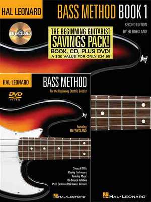 Hal Leonard Bass Method Beginner's Pack: The Beginning Bassist Savings Pack! de Ed Friedland