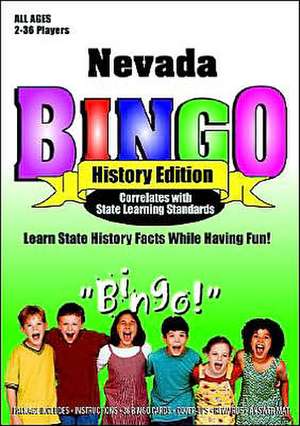 Nevada History Bingo Game de Carole Marsh