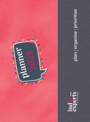 Pop Planner 2021 H/B Red Cover de Ann Wilson