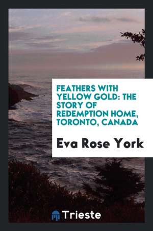 Feathers with Yellow Gold: The Story of Redemption Home, Toronto, Canada de Eva Rose York