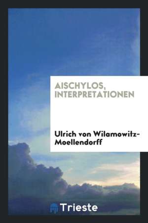 Tragoediae, Edidit Udalricus de Wilamowitz-Moellendorff de Ulrich Von Wilamowitz-Moellendorff