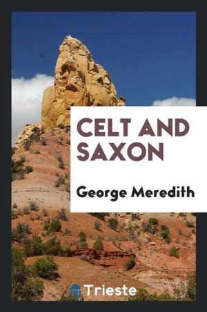 Celt and Saxon de George Meredith