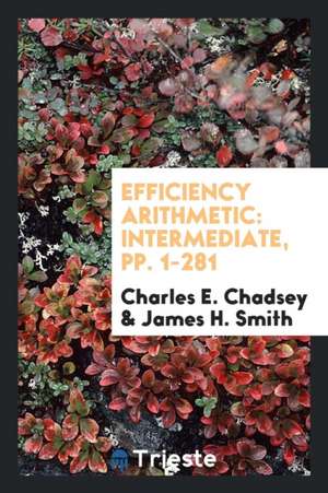 Efficiency Arithmetic: Intermediate, Pp. 1-281 de Charles E. Chadsey