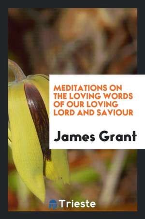 Meditations on the Loving Words of Our Loving Lord and Saviour de James Grant