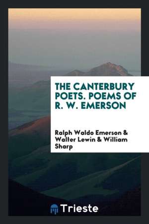 Poems of R. W. Emerson de Ralph Waldo Emerson