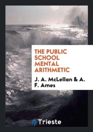 The Public School Mental Arithmetic de J. A. Mclellan