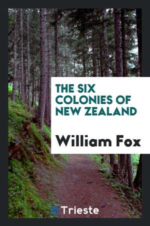 The Six Colonies of New Zealand de William Fox