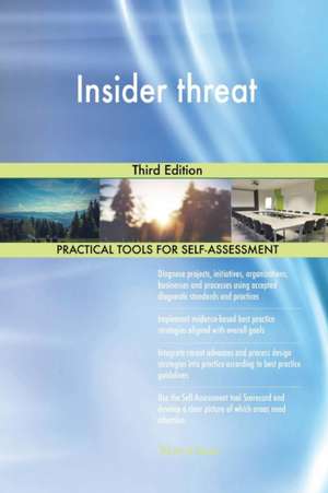 Insider threat de Gerardus Blokdyk