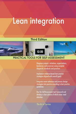 Lean integration Third Edition de Gerardus Blokdyk