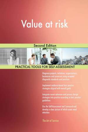 Value at risk Second Edition de Gerardus Blokdyk