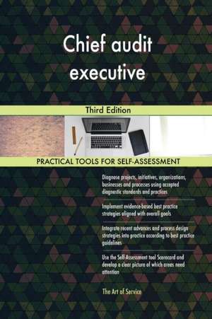 Chief audit executive Third Edition de Gerardus Blokdyk