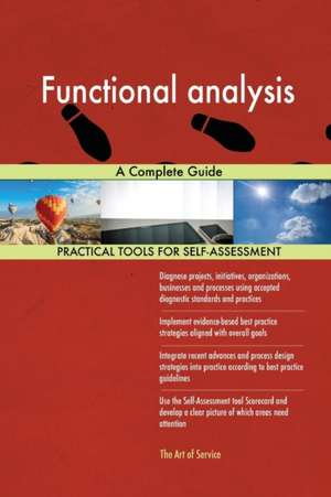 Functional analysis A Complete Guide de Gerardus Blokdyk