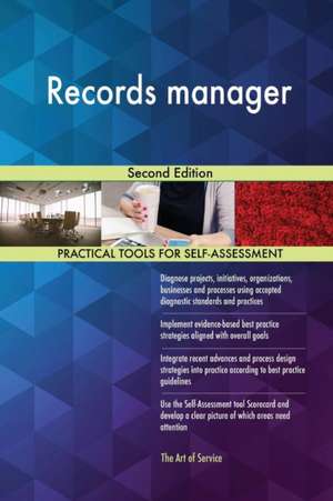 Records manager Second Edition de Gerardus Blokdyk