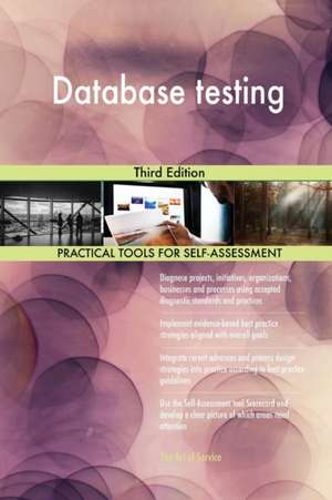 Database testing Third Edition de Gerardus Blokdyk