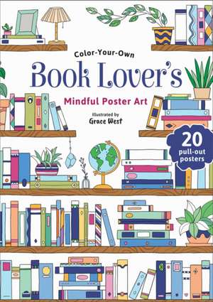 Book Lover's Coloring Book de Grace West