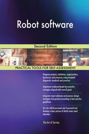 Robot software Second Edition de Gerardus Blokdyk