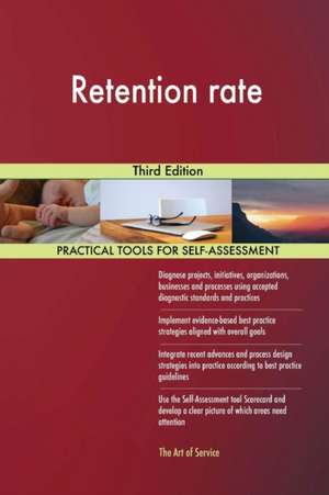 Retention rate Third Edition de Gerardus Blokdyk