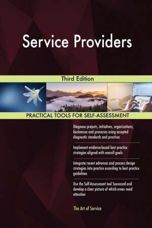 Service Providers Third Edition de Gerardus Blokdyk