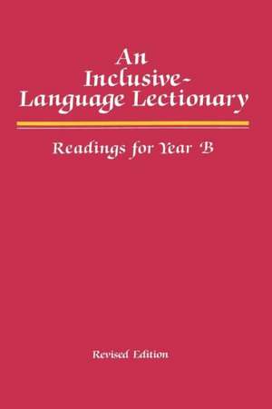 An Inclusive-Language Lectionary de National Council of Churches of Christ I