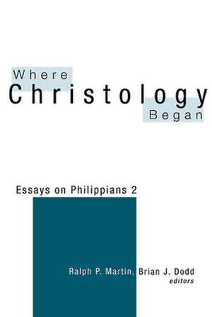 Where Christology Began de Dodd Martin