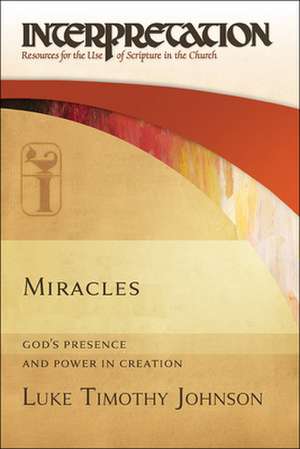 Miracles de Luke Timothy Johnson