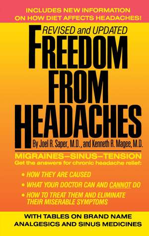 Freedom from Headaches de Joel Saper