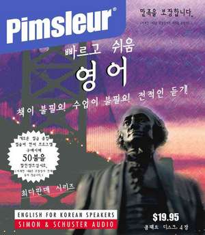 English for Korean, Q&s: Learn to Speak and Understand English for Korean with Pimsleur Language Programs de Pimsleur