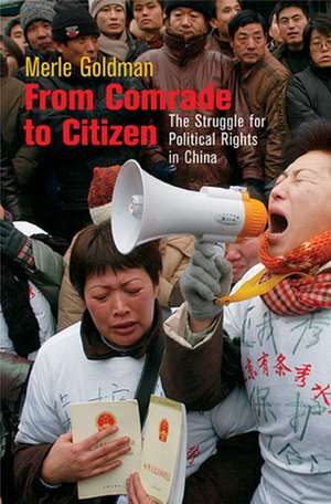 From Comrade to Citizen – The Struggle for Political Rights in China de Merle Goldman