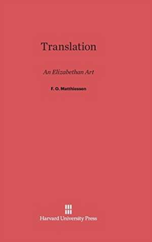 Translation de F. O. Matthiessen