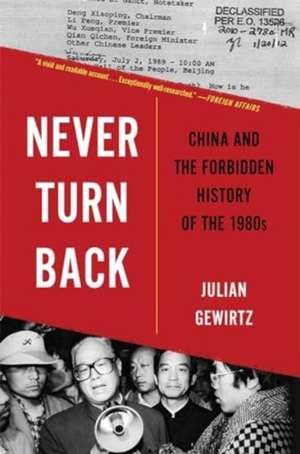 Never Turn Back de Julian Gewirtz