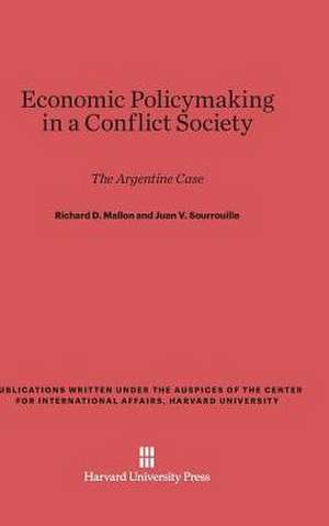 Economic Policymaking in a Conflict Society de Richard D. Mallon