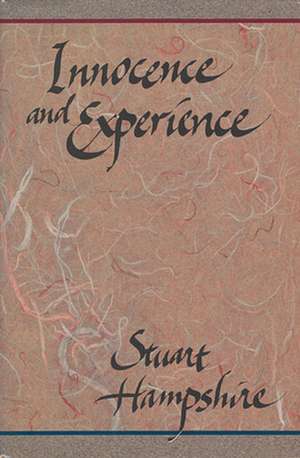 Innocence & Experience (Paper) de Stuart Hampshire