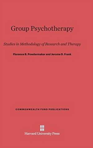 Group Psychotherapy de Florence B. Powdermaker