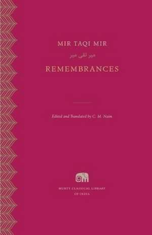 Remembrances de Mir Taqi Mir