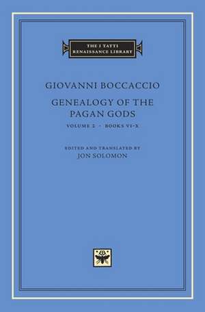 Genealogy of the Pagan Gods, Volume 2 – Books VI–X de Giovanni Boccaccio