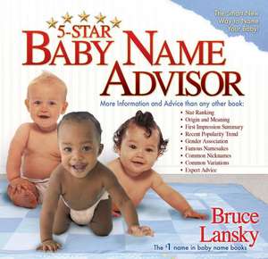 5-Star Baby Name Advisor de Bruce Lansky