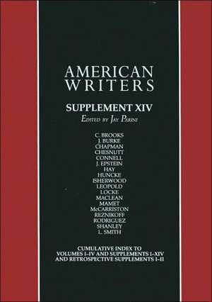 American Writers: Supplement de Leonard Unger