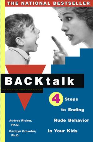 Backtalk de Audrey Ricker