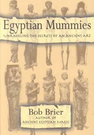 Egyptian Mummies: Unraveling the Secrets of an Ancient Art de Bob Brier