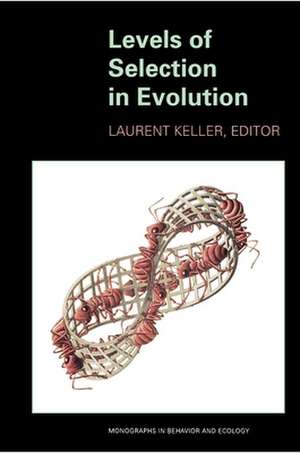 Levels of Selection in Evolution de Laurent Keller