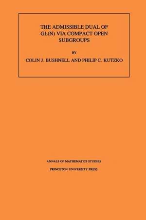 The Admissible Dual of GL(N) via Compact Open Subgroups. (AM–129), Volume 129 de Colin J. Bushnell