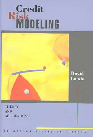 Credit Risk Modeling de David Lando