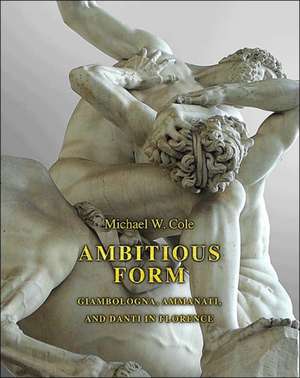 Ambitious Form – Giambologna, Ammanati, and Danti in Florence de Michael W. Cole