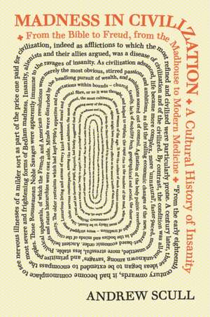 Madness in Civilization – A Cultural History of Insanity, from the Bible to Freud, from the Madhouse to Modern Medicine de Andrew Scull